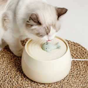Shamitao Distributeur d'eau automatique d'intérieur durable et assiette de nourriture Bol <span class=keywords><strong>à</strong></span> boire pour animaux de compagnie nouvellement conçu pour chats et chiens - Product Image 1