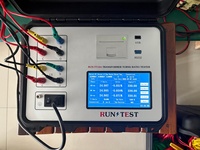 Substation 3 Phase Transformer Winding Turn Ratio Vector Group for Set TTR Transformer Maintenance Tester High Accuracy LCD