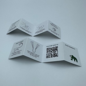 Brochures publicitaires 110x110mm 200gsm pour entreprises, employés, location de maison, hôtel, vêtements, marché de gros, service de livraison à domicile - Product Image 2
