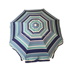 Parapluie de plage style espagnol UPF50 + Protection solaire coupe-vent pour Ibiza Marbella <span class=keywords><strong>vacances</strong></span> d'été - Product Image 3