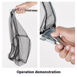 180cm 210cm 250cm 300cm Aluminum Fishing Landing <strong>Net</strong> Foldable Fish <strong>Net</strong> With Telescoping Pole Handle - Product Image 5