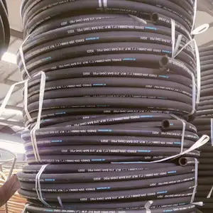 Fournisseur chinois de tuyaux hydrauliques flexibles haute pression en caoutchouc avec fil en <span class=keywords><strong>spirale</strong></span> pour <span class=keywords><strong>circuit</strong></span> de flèche et de bras d'excavatrice - Product Image 1