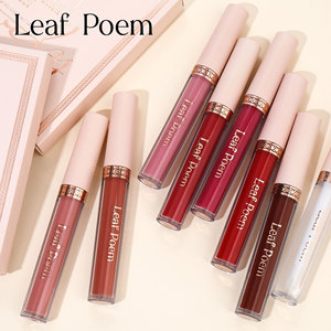 Set de brillo labial líquido mate de 8 piezas, antiadherente, de larga duración e impermeable, para maquillaje transfronterizo. - Product Image 4