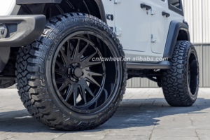 Rines de Aluminio para Camioneta de 20-26 Pulgadas, 5x139.7, 6x135, 6x139.7, 8x165.1, Compatibles con Wrangler, F150, F250, <span class=keywords><strong>Bronco</strong></span>, Ram 1500, GMC Silverado - Product Image 5