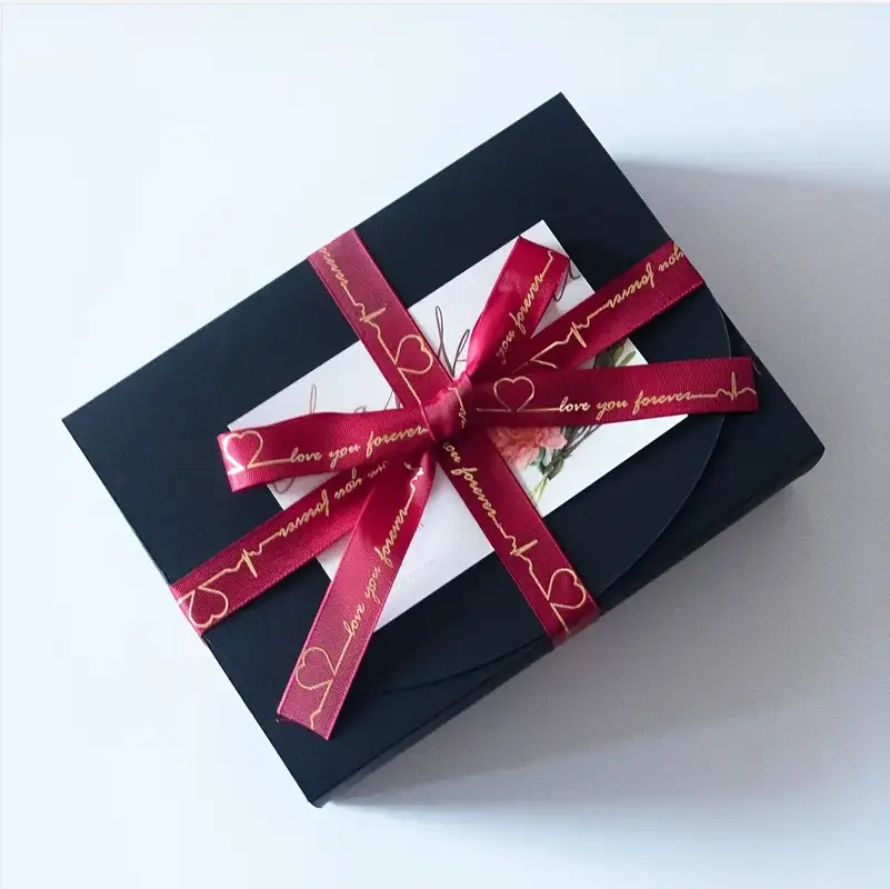 Cajas de regalo de embalaje de papel de joyería cosméticos personalizados decorativos al por mayor caja de regalo cosmética