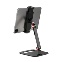 Support de support de tablette PC de bureau robuste pour support d'écran de moniteur ipad logo personnalisé
