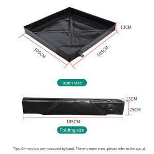 Rettangolo all'ingrosso pieghevole pvc tessuto acrilico scarico bagno auto rv lato <span class=keywords><strong>campeggio</strong></span> <span class=keywords><strong>kit</strong></span> doccia con base del pavimento e parete - Product Image 4