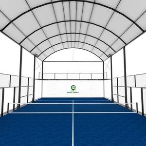 ผ้าคลุมสนามแพเดิลคุณภาพสูง กันน้ำ 850 กรัม ผลิตจากผ้า PVC สำหรับสนามแพเดิล พร้อมความสูงด้านข้าง 6 เมตร หรือ 8 เมตร - Product Image 4