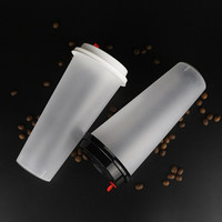 Grande tasse à eau en plastique PP de grande capacité, réutilisable, incassable, durable, pour l'hydratation