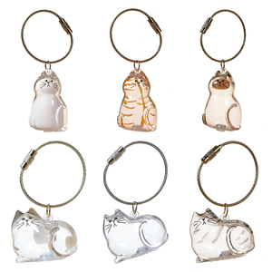 Leather Eco-friendly Solid Dog Paw <strong>Pet</strong> Keepsake Hair Memorial Keychain Pendant Anti-Lost <strong>Ornament</strong> Modern Simple - Product Image 2