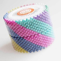 40 pièces aiguilles de positionnement d'aiguilles nacrées couleur fixe accessoires de vêtements faits à la main couture avec pointe à bille pour les garnitures
