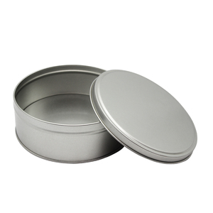 Đồng bằng trong bạc kim loại vòng tùy chỉnh thiết kế Trà hộp thiếc cho Cookie Kẹo sô cô la gói quà tặng - Product Image 2