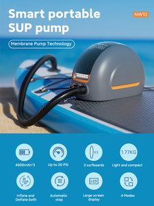 Nueva bomba eléctrica de paleta de doble etapa de 20PSI del fabricante, <span class=keywords><strong>inflador</strong></span> de aire más rápido, deflación, accesorios de paddleboarding de pie - Product Image 2