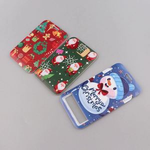2024 Christmas Anime Snowman and Tree Phone Lanyard Polyester Card Holder with Santa Neck Straps for Student Bus and Bus Card - Product Image 4
