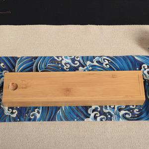 Bamboo Storage Box <b>Rectangle</b> Single Tier Solid Wood Gift Box Neatening Storage 10Kg Capacity - Product Image 2