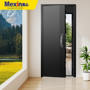 Mexin Official Modern Steel Anti-Diebstahl-Sicherheits tür Ebene eine Eingangstür Fertige Oberfläche Villa Haupttor 01 - Product Image 2