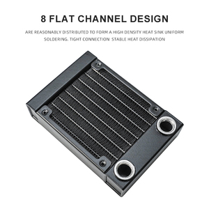 Ococoo 80L Nhôm <span class=keywords><strong>ITX</strong></span> Chassis Nước Làm Mát Tản Nhiệt G1/4 Chủ Đề <span class=keywords><strong>Mini</strong></span> 3D Máy In DIY Trường Hợp Máy Tính Tản Nhiệt Fan CPU Máy Chủ - Product Image 4