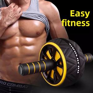 Rouleau d'entraînement musculaire personnalisé à <span class=keywords><strong>prix</strong></span> abordable avec logo, rouleau abdominal AB Wheel Carver avec tapis <span class=keywords><strong>de</strong></span> genoux gratuit pour l'entraînement à domicile - Product Image 2