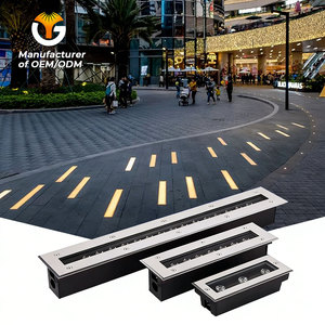 ไฟ LED ฝังพื้นแบบเส้นสำหรับภายนอกอาคาร แสงสีวอร์มไวท์ กันน้ำ IP67 24V 36x1W เหมาะสำหรับทางเดิน ลานจอดรถ สนามหญ้า ห้างสรรพสินค้า ทางเข้า - Product Image 3