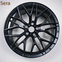 Jantes en alliage d'aluminium noir multi-rayons Sera 17/18/19/20 pouces, roues à roulement 5x114.3 5X112 30mm, nouvelle compatibilité, garantie 1 an