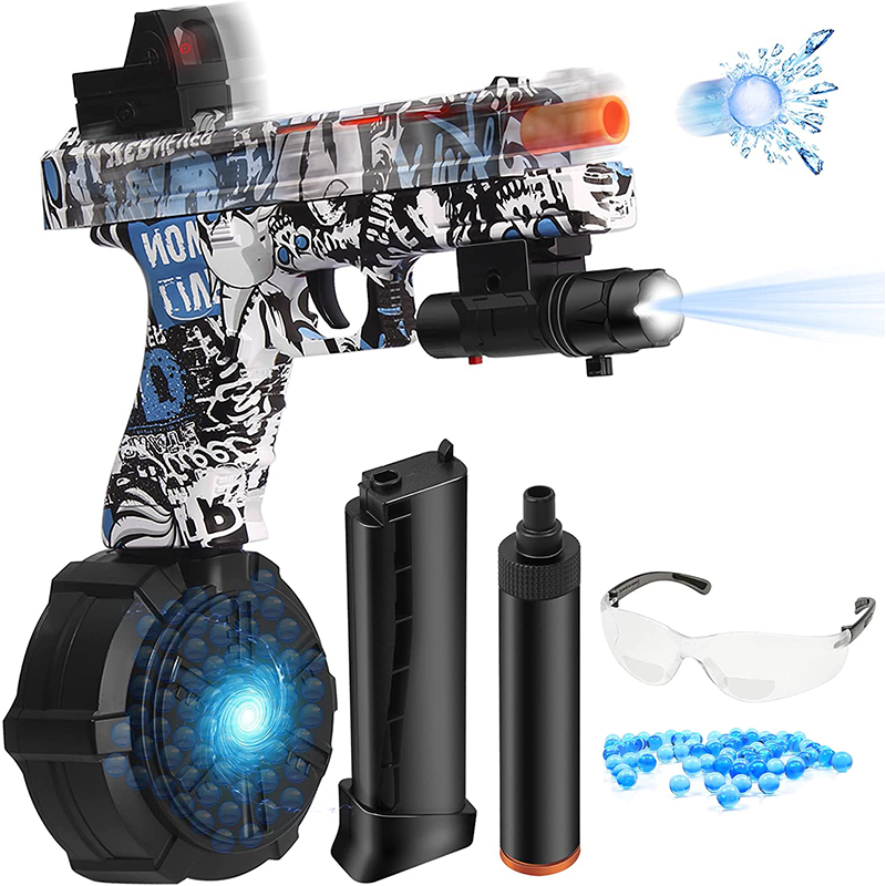 JM-X2 гель шарик воды пистолеты G замок брызги шар бластер с водные бисеры пистолет 9 видов цветов в наличии