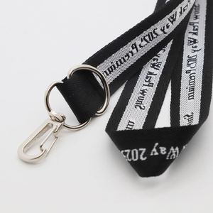 Lanière personnalisée haut de gamme en jacquard épais pour porte-clés souvenir, lanière Airbus, lanière avec logo personnalisé - Product Image 3