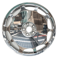 Nouvelle jante en alliage d'aluminium forgé 20*8.5 100mm, poli miroir, multi-rayons 5*112, pour rétrofit/amélioration, compatible avec les modèles de voitures particulières