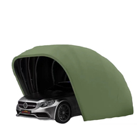 Auvent rétractable imperméable pour voiture, abri de garage, tente, structure en acier inoxydable, pliable, portable, extérieur