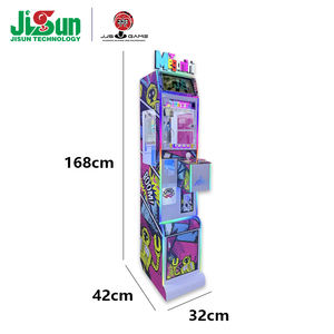 超级迷你抓娃娃机投币式街机礼品机带公仔夹金属和塑料 1 年保修 - Product Image 2