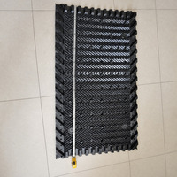 Remplissage de tour de refroidissement 1200*500mm, média de remplissage pour tour de refroidissement, emballage rigide en PVC HPVC à chevrons croisés pour tour de refroidissement