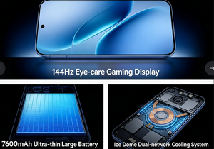 Nouveau smartphone vivo IQOO Z11 Turbo 2026, Snapdragon 8 Gen 5 5G, écran AMOLED 6,59'', batterie 7600 mAh, appareil photo 200 MP avec OIS, charge SuperVOOC 100 W, Android 16 - Product Image 6