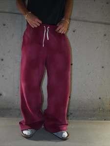 Pantalon de survêtement ample décontracté pour homme, style vintage, 100 % coton épais - Product Image 4