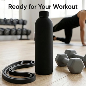 Custom Logo Double Wall Vacuum Insulated 500ml/750ml Small Mouth Stainless <b>Steel</b> Sports Water <b>Bottle</b> with Lid-Eco-Friendly - Product Image 2
