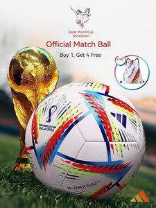 Balón de Fútbol Oficial y Auténtico de Catar <span class=keywords><strong>2022</strong></span>-2026 para <span class=keywords><strong>Partidos</strong></span> Número 5 y Número 4, para Adultos y Estudiantes - Product Image 1