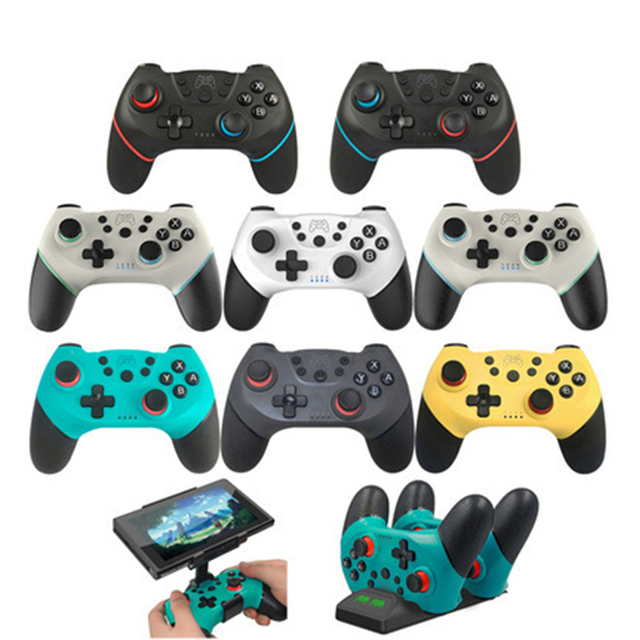 High Quality Wireless Six-Button Gamepad with Vibration Motor Mobile Game Controller Joystick for Phone Switch PRO