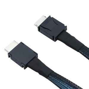 HOLLOW Oculink SFF8611 PCIE 4.0 Cable Male To Male 0.8M Customizable Length For Graphics Card Dock <b>Hard</b> <b>Drive</b> Connection - Product Image 5