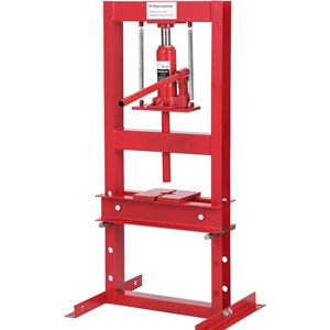 Presse hydraulique de magasin 6T/13200lbs Presse de sol de garage en acier à cadre en H avec table de travail réglable et plaques de hauteur - Product Image 2