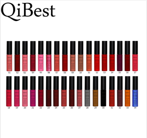 Lucidalabbra Liquido Impermeabile Qibest, Rossetto Metallico Opaco per Labbra, Cosmetico Sexy, Tinta Labbra Duratura - Product Image 5