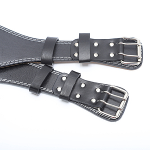 Ceinture de musculation en cuir PVC de haute qualité avec logo personnalisé pour hommes et femmes, idéale pour les squats et les soulevés de terre - Product Image 6