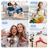 Support de téléphone pour vlog, selfie, écran de téléphone, clip de montage, caméra arrière, selfies, vlogging, écran de selfie en direct, compatible avec iPhone