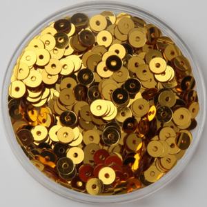 Hot Sales Medium Hole PVC Silver Base <b>Sequins</b> Flat Handmade DIY Jewelry Accessories Auxiliary Materials for Clothing - Product Image 6