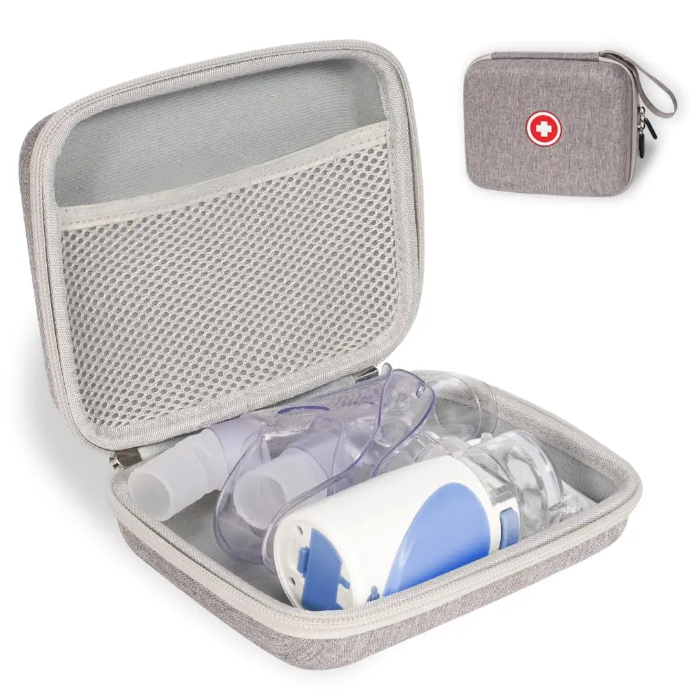 Customized Portable Eva Case Medical Bag Hard Emergency Medical Bag Inhaler Spacer Case For Kids and Adults
