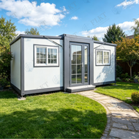 FLKT Maison conteneur extensible de luxe, norme australienne, 20ft 40ft, 2 chambres, moderne, modulaire, mobile, Tiny Home Villa Hall