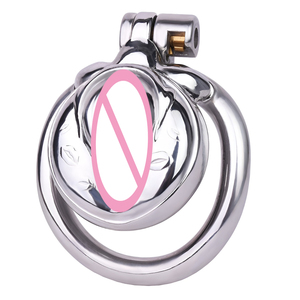 男性用弾性ベルトストラップハーネス付きFRRKSissyステンレススチールチャスティケージ目立たないSissiesFemboyコックケージデバイス - Product Image 6