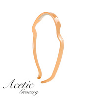 Serre-tête de mode en acétate pour femmes, ultra-confortable, à dents douces, haut de gamme, texture naturelle, simple, pour le marché international