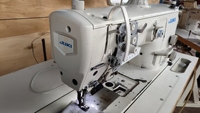 Machine à coudre Juki 2810-7 d'occasion, à pied marcheur, pour cuir épais, avec coupe-fils automatique
