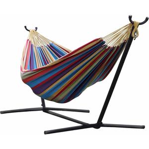 <span class=keywords><strong>Support</strong></span> de chaise <span class=keywords><strong>hamac</strong></span> double portable en métal et acier inoxydable pour camping en extérieur, vente en gros de hamacs de plage - Product Image 3