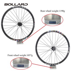 Juego de Ruedas para Bicicleta de Montaña Bollard, Buje de Disco con Trinquete 180T, Delantera/Trasera 100/142, XC/AM, <span class=keywords><strong>Llantas</strong></span> de Aleación de Aluminio para <span class=keywords><strong>MTB</strong></span>, <span class=keywords><strong>Tubeless</strong></span>, 22mm - Product Image 4