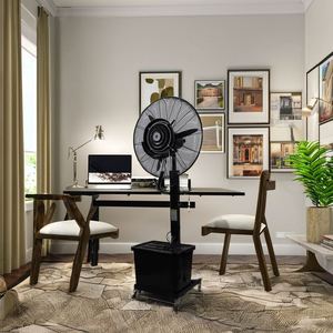 Star Dreaming Exercise Girl Cheap 360 Electrical Stand Fan Modern 10 <b>Power</b> Adjustable Style Free Floor <b>Tower</b> Pedestal Fans - Product Image 3