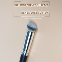 Pinceaux de maquillage de luxe Vegan, haute qualité professionnelle, Oem, personnalisé, étiquette privée, correcteur, simple, 1 pièce, vente en gros